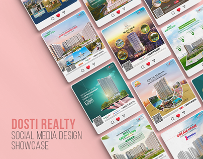Dosti Realty: Social Media Design Showcase