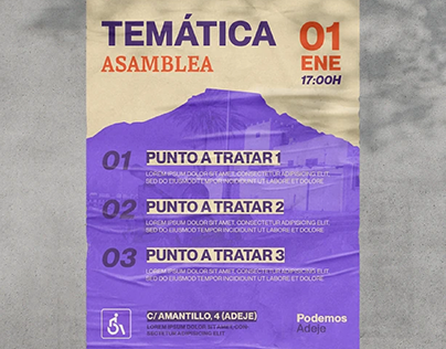 Poster Design "Asamblea"