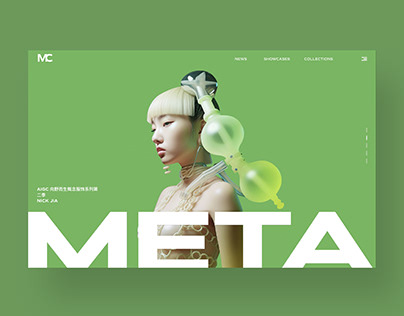 Metaverse Culture Web Ui Landing Page Design