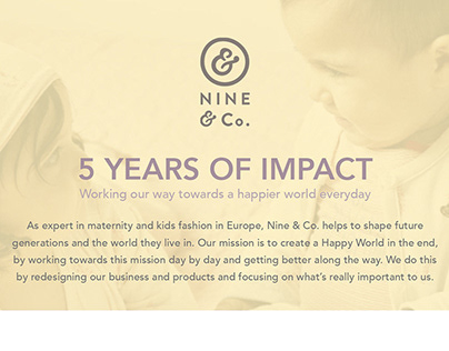 Infographic - Nine&co 5 years of impact