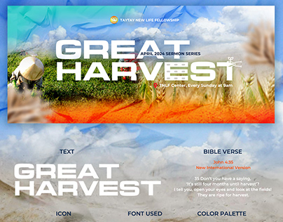 COVER PHOTO | GREAT HARVEST TNLF SERMON SERIES