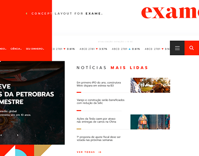 Exame | Layout Concept