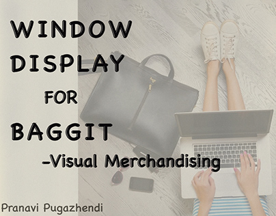 Window display Ideation for Baggit
