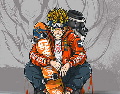 Simple Illustration - Naruto Characters on Behance