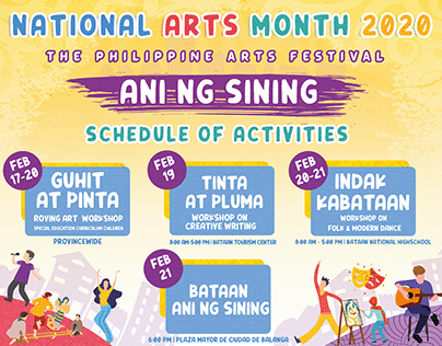 National Arts Month 2020