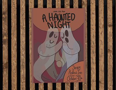 A Haunted Night Poster and Social Media Pordject