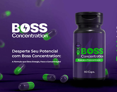 Página de vendas Boss concetration - Encapsulados