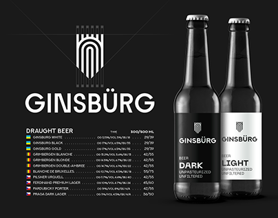 Ginsbürg Bar / Logo and Brand Identity