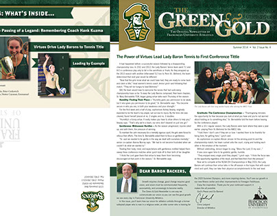 Green & Gold (Publication Design)