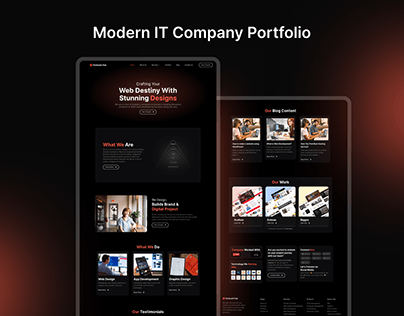 Modern IT Company Portfolio - Thinkwebhub