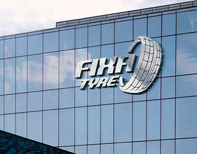 Fixa Tyre Logo Animation