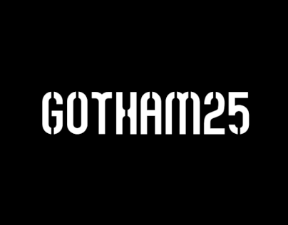 Gotham25 Lounge Bar — brand identity