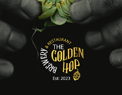The Golden Hop Brewery & Restaurant / Logo & Branding