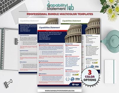 Capitol Hill Capability Statement Template