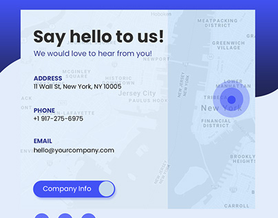 Contact page new concept