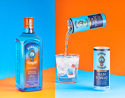 BOMBAY SAPPHIRE Sunset Special Edition - Gin & Tonic