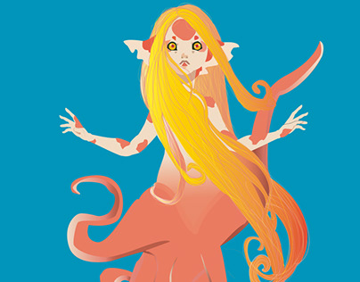 Ilustración Sirena