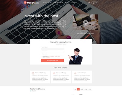 PSD Template for Trader Plaza by Tedsign