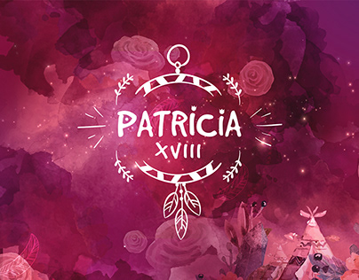 Logo and Trifold Design for Patricia's 18th Birthday