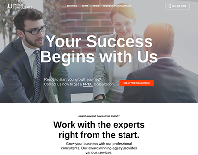 Consulting Agency Homepage