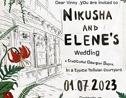 Project thumbnail - wedding invitation