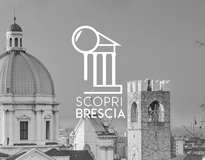 SCOPRI BRESCIA Logo, stationery and gadgets