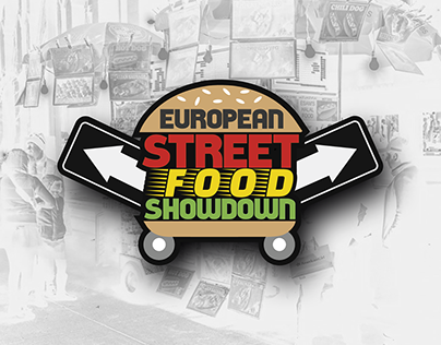 Signage and image proposals for European Street Food.