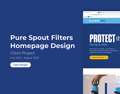 Client Project - Pure Spout Filters