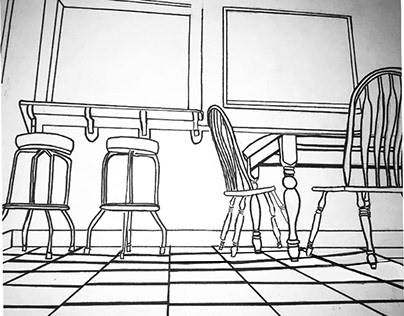 Observational Drawing- Point Linear Perspective