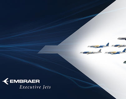 Trade Show Display Banners for Embraer Executive Jets