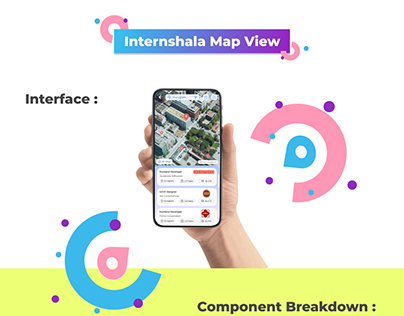 Internshala app Map view