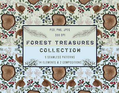 Forest Treasures pattern collection