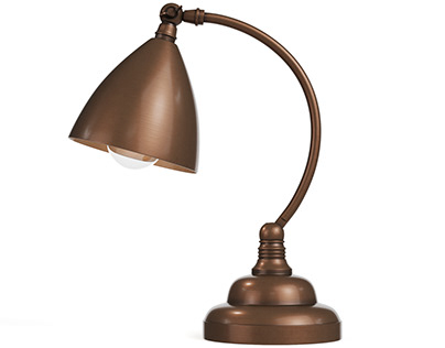 Brentwood Table Lamp Dark Brass