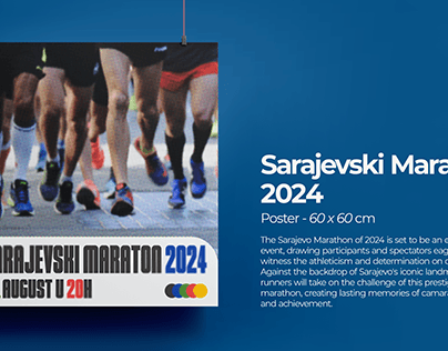 Poster design - Sarajevski Maraton 2024