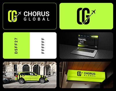 Chorus Global | Travel Agency Logo | Branding design