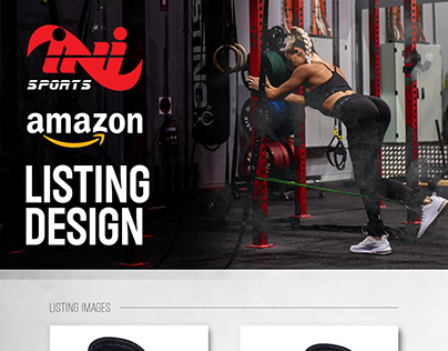 INI Sports Ankle Strap Amazon Listing Design