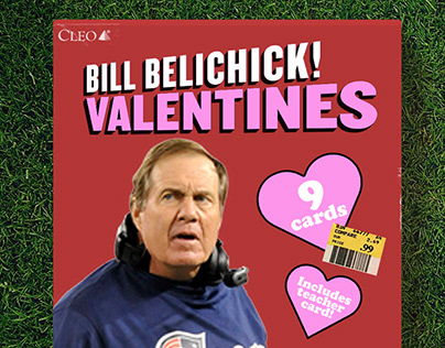 Bill Belichick Valentine's Day Cards