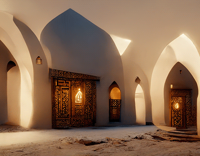 Islamic architecture house