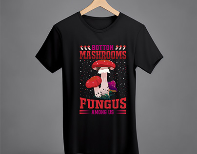 T-shirt design / Mashrooms T-shirt design