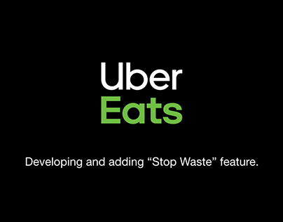 Uber Eats x Stop Waste
