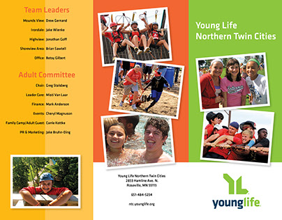 Young Life Northern Twin Cities brochure