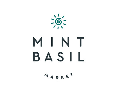 Mint Basil Market – health market brand identity