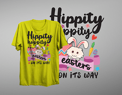 Hippity Hoppity Easters On It's Way Custom T-shirt