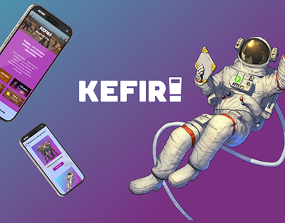 UX/UI Design. Redesign for "KEFIR" studio