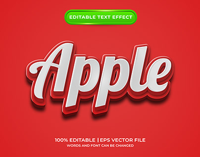 Fruits Editable Text Effect