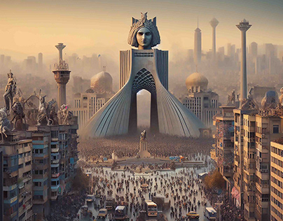 Surrealistic Tehran by Reza Jamali