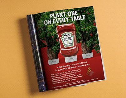 Heinz Ketchup PlantBottle Magazine Ad