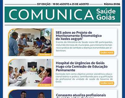 Boletim Semanal - Comunica Saúde Goiás