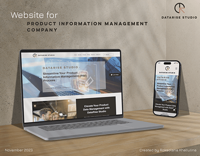 IT Company Website (Product Information Management)