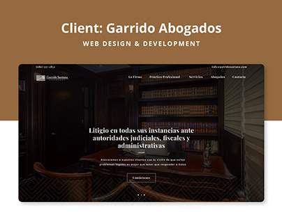 Project: Garrido Santana | Web Design